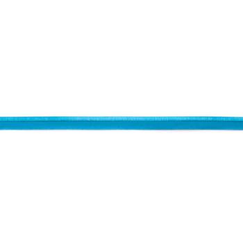 elastisches Glanz-Paspelband Aqua